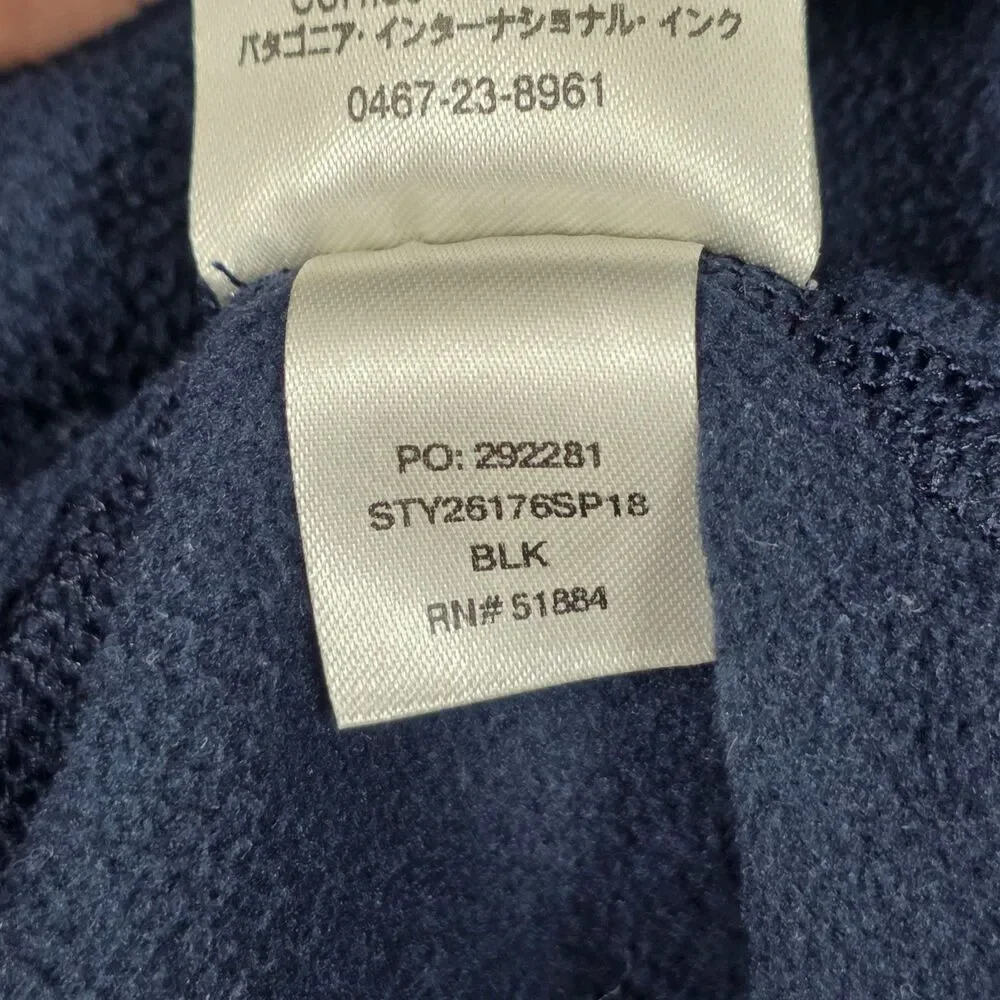 Patagonia Men's Blue Fleece Quarter Zip Billions Season 3 Size 3XL
